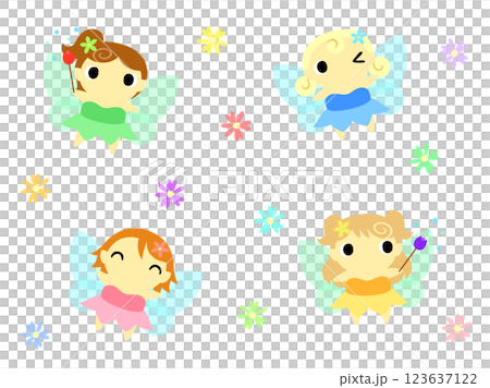 可愛的童話插畫 123637122