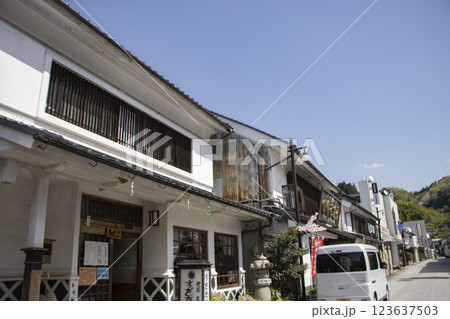 足助の街並 足助の街並 123637503