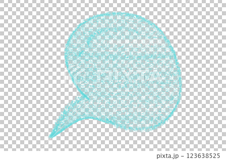 Separate light blue speech bubbles on transparent background. Separate light blue speech bubbles on transparent background. 123638525