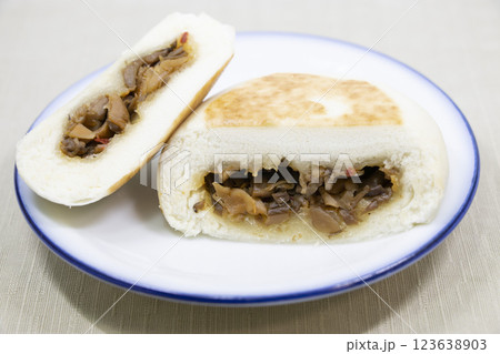 おやき きのこ おやき きのこ 123638903