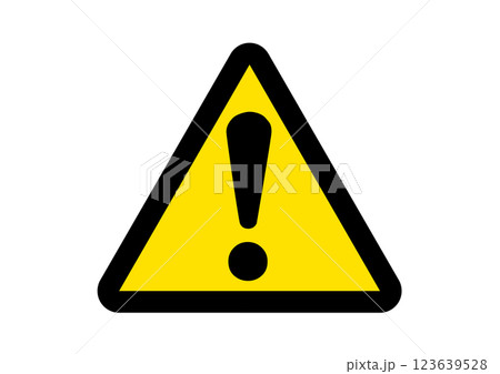 警告マーク記号 123639528
