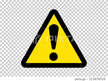 警告マーク記号 123639528