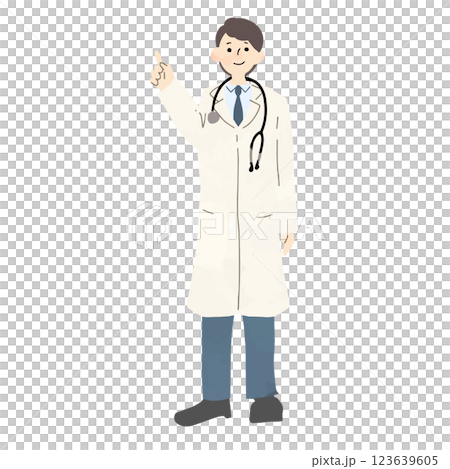 醫生指點的插圖 醫生指點的插圖 123639605