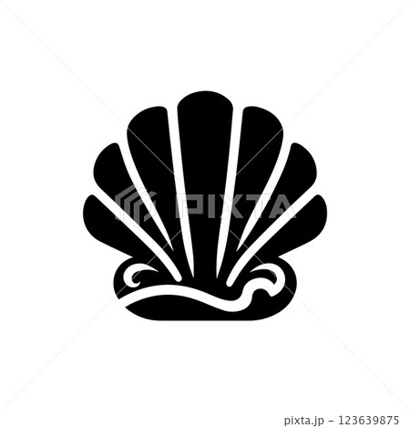 Shell icon logo design template isolated illustration 123639875
