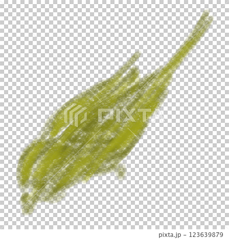 ついばむ鶯の手書きイラスト 123639879