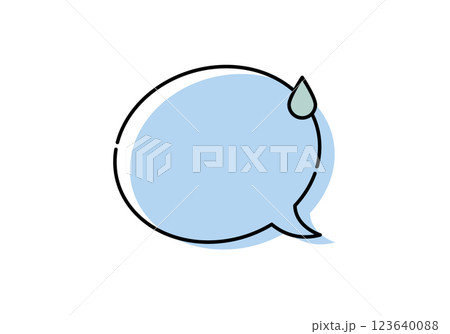 ふきだし　メッセージ 123640088