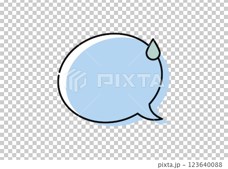 ふきだし　メッセージ 123640088