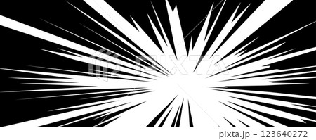 Dynamic Burst of Light Against Dark Background 123640272