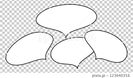 Speech bubble message 123640358