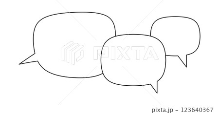 ふきだし メッセージ ふきだし メッセージ 123640367