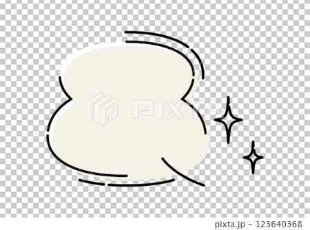 ふきだし　メッセージ 123640368