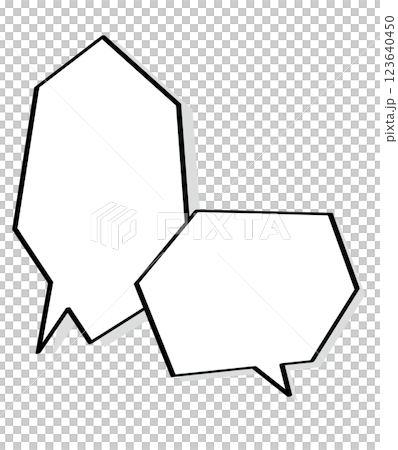 ふきだし メッセージ ふきだし メッセージ 123640450