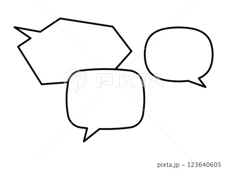 ふきだし メッセージ ふきだし メッセージ 123640605
