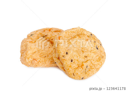 焼いても美味しい、がんもどき【白背景・切り抜き】 焼いても美味しい、がんもどき【白背景・切り抜き】 123641178