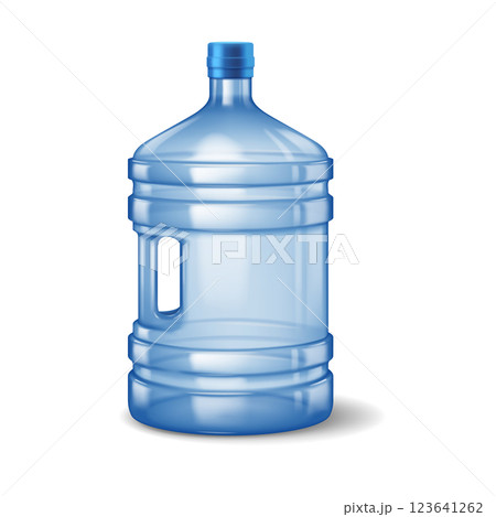 Large Blue Plastic Water Dispenser Bottle with Handle Large Blue Plastic Water Dispenser Bottle with Handle 123641262