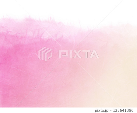 重なる和紙　ピンク色の雲龍紙　背景素材　 123641386