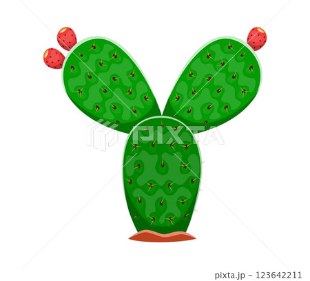 Summer travel font or type, cactus letter Y typeface in English alphabet, cartoon vector. Summer travel and vacations font of opuntia cactus or tropical plant with flowers for vacation holidays type 123642211