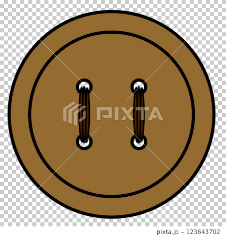 Illustration of a four-hole button 123643702