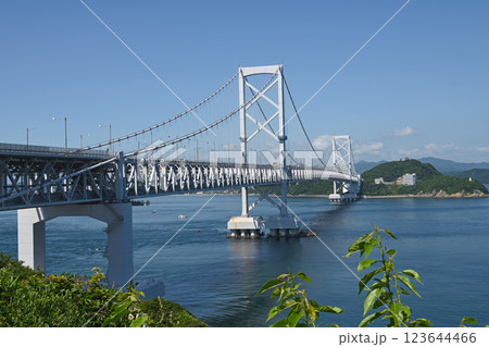 淡路島から見た大鳴門橋 123644466