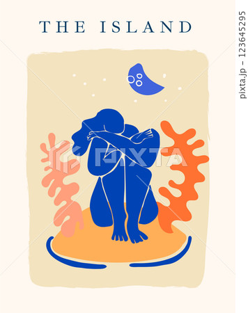 Flat design matisse style illustration Flat design matisse style illustration 123645295