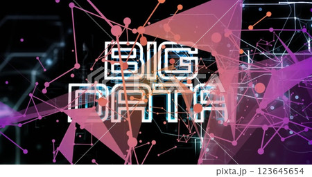 Image of big data text, connections and data processing Image of big data text, connections and data processing 123645654