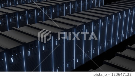 Image of digital data processing over computer servers Image of digital data processing over computer servers 123647122