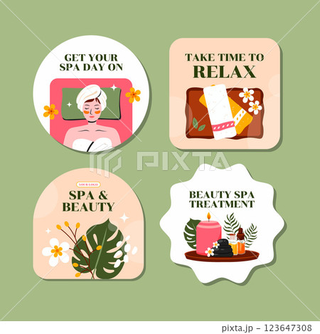 Spa template design Spa template design 123647308