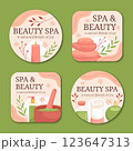 Spa treatment  labels  template 123647313