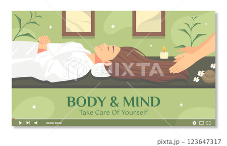 Spa treatment youtube thumbnail 123647317