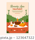 Hand drawn spa treatment poster 123647322