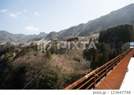 宮崎県の観光地高千穂峡天孫降臨 123647798
