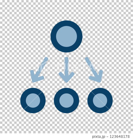 Hierarchical structure image icon illustration Hierarchical structure image icon illustration 123648178