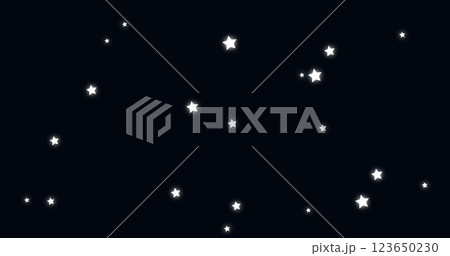 Animated stars twinkling over dark background Animated stars twinkling over dark background 123650230