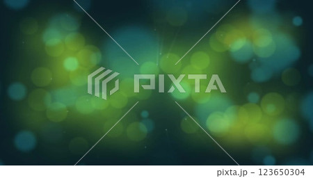 Image of glowing light spots over black background Image of glowing light spots over black background 123650304