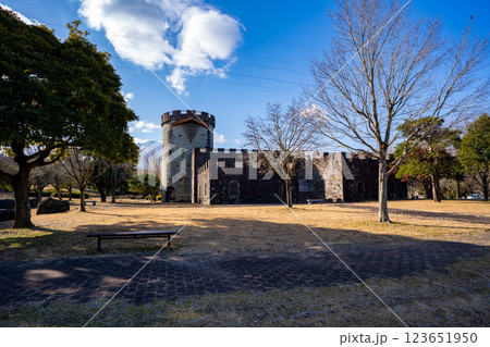 百花台公園の展望台の風景(雲仙市) 百花台公園の展望台の風景(雲仙市) 123651950