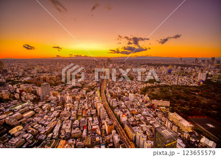 大都会のサンセット 大都会のサンセット 123655579