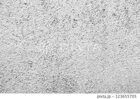 Dirty white stucco concrete wall texture background.  123655705