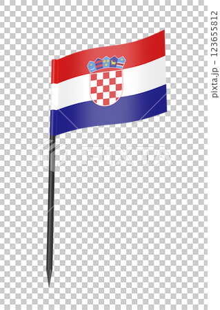 Croatian flag toothpick Croatian flag toothpick 123655812