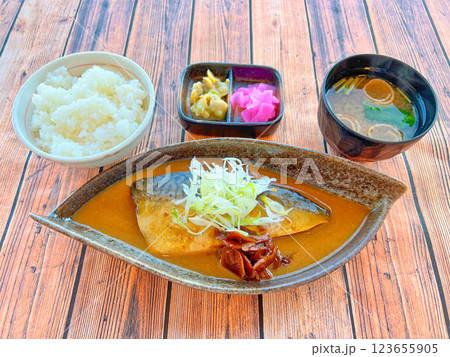 鯖の味噌煮定食 鯖の味噌煮定食 123655905