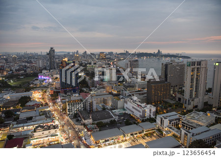 THAILAND PATTAYA CITY SKYLINE THAILAND PATTAYA CITY SKYLINE 123656454