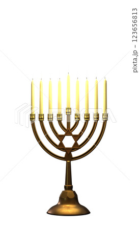 A Hanukkah menorah hanukkiah, transparent background png 123656813