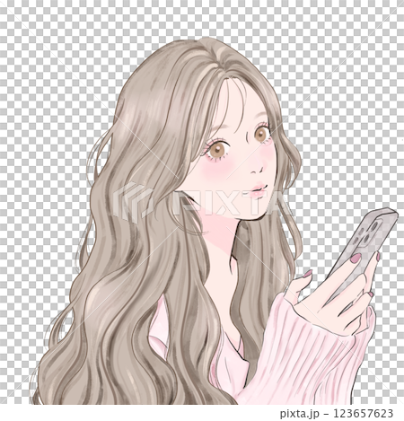 有智慧型手機的女人 有智慧型手機的女人 123657623