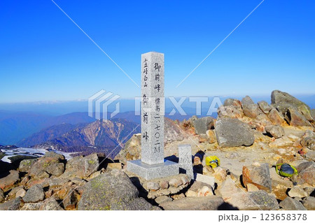 加賀白山　御前峰山頂 123658378