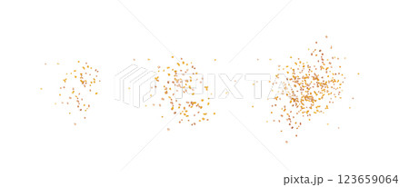 Sugar Sprinkles Pile, Golden Candy Sprinkles, Sweet Brown Flakes Glaze Decoration, Multicolored Crystals Sugar Sprinkles Pile, Golden Candy Sprinkles, Sweet Brown Flakes Glaze Decoration, Multicolored Crystals 123659064