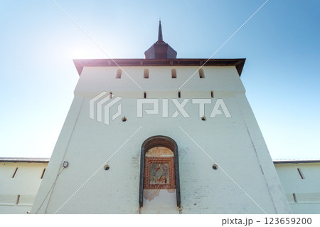 Kazan Tower of the Kirillo-Belozersky Monastery Kazan Tower of the Kirillo-Belozersky Monastery 123659200