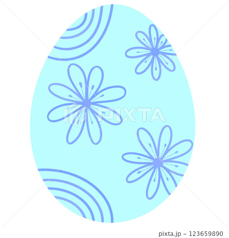 Nice Painting egg for Easter Day  123659890