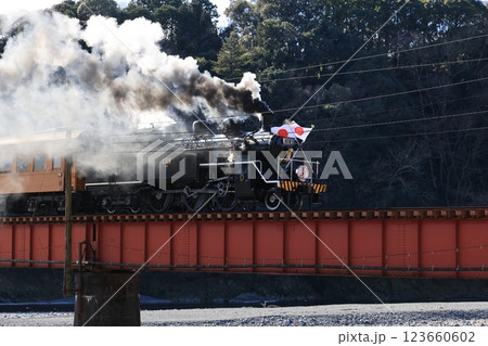 蒸気機関車が牽く 蒸気機関車が牽く 123660602