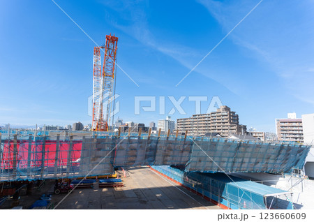 橋梁建設工事 橋梁建設工事 123660609