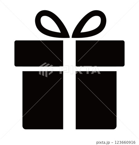 ギフトボックスのアイコン 123660916