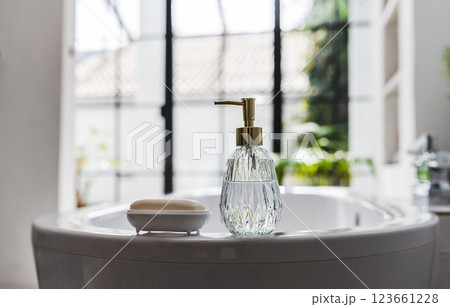 浴室の石鹸 123661228